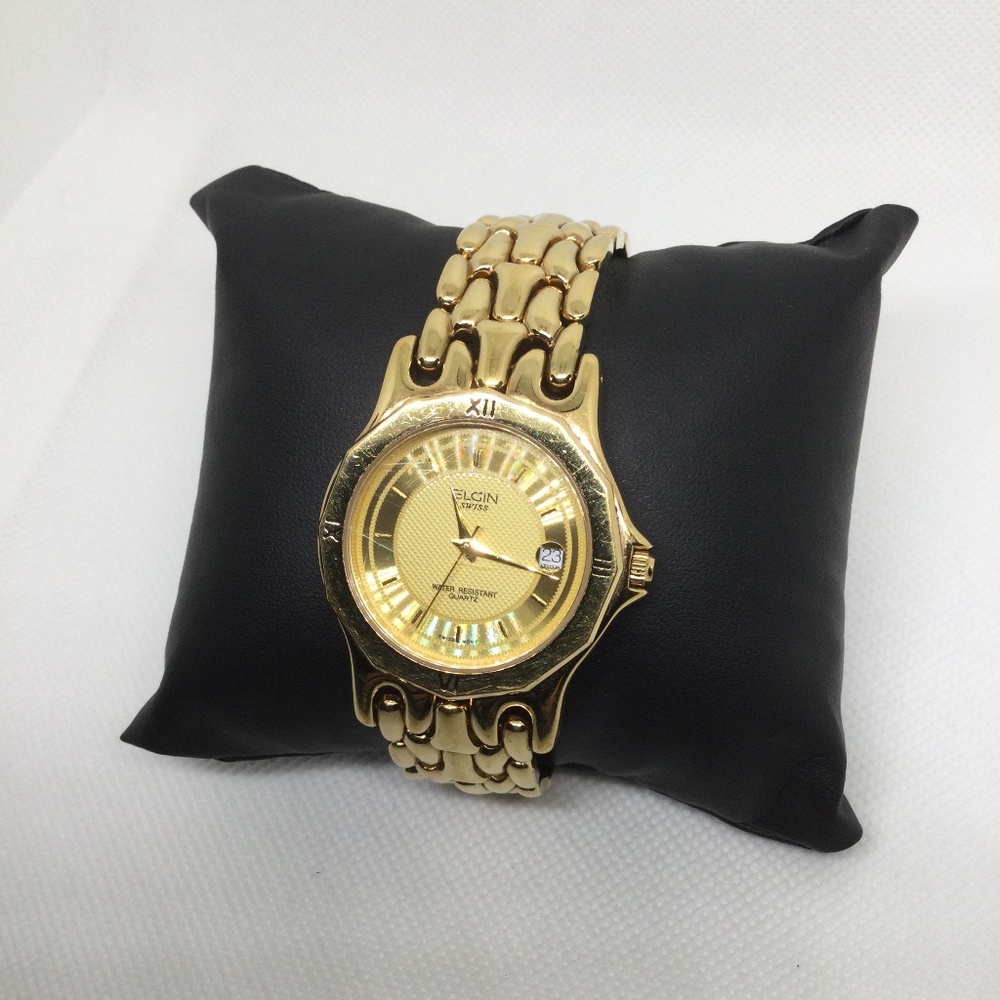 Gold Elgin Mens Watch - Picture 4 of 6